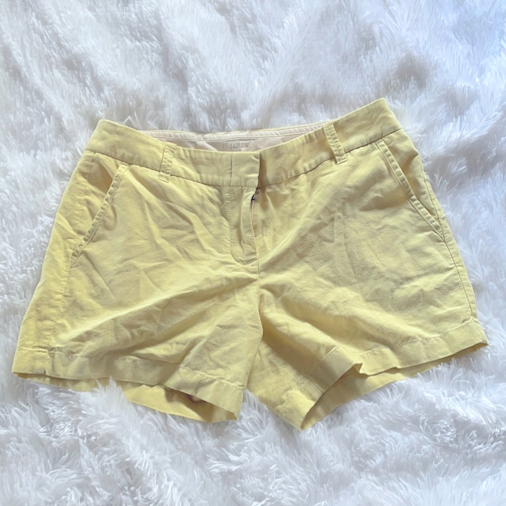 J Crew shorts- yellow